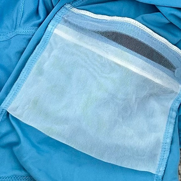 BEACH HOUSE EMMA Women’s Swim Boy Short Skort Sky Blue ZipPocket Full Coverage 8 - Picture 3 of 10